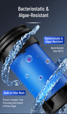 BriskSpring HZ-B-BS 40 micron Prefiltro per sedimenti per tutta la casa con rete in acciaio inossidabile SUS316L e capacità di flusso elevata di 7 T/H