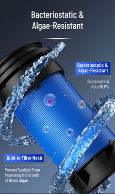 BriskSpring HZ-A 7 T/H 40 Micron Prefiltro per sedimenti per tutta la casa con installazione girevole a 360 gradi