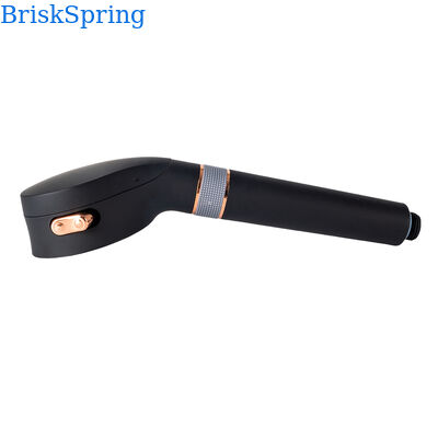 Luxury Black Rose Gold Micro Nano Bubble Shower Head con 3 modalità di spruzzatura e tecnologia di risparmio idrico