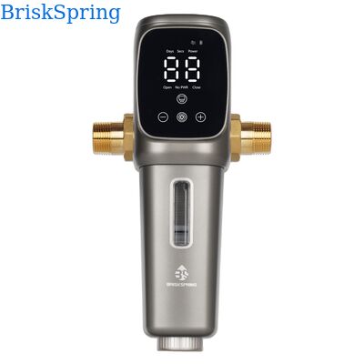 Prefiltro idrico completamente automatico per tutta la casa con filtrazione di precisione di 40 micron e alto flusso di 6 T/H