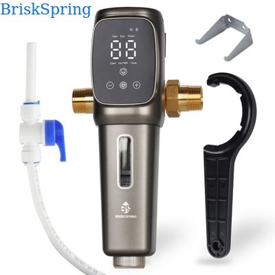 Prefiltro idrico completamente automatico per tutta la casa con filtrazione di precisione di 40 micron e alto flusso di 6 T/H