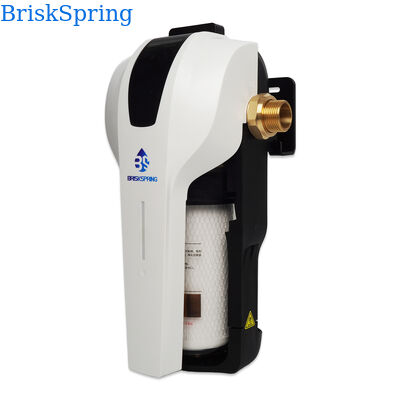 Sistema di filtro dell'acqua compatto per tutta la casa con cartuccia di cambio rapido ad alto flusso di 15 L/min per la rimozione del cloro dalla ruggine dei sedimenti