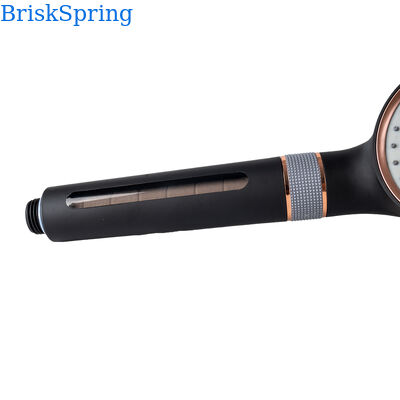 Black Rose Gold Micro Nano Bubble Shower Head 3 modalità di spruzzatura Acqua risparmio doccia portatile