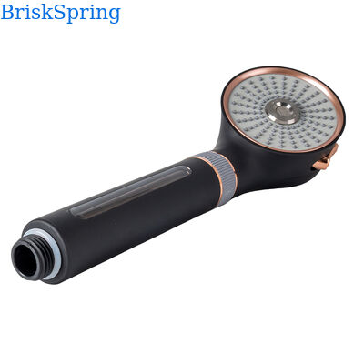 Black Rose Gold Micro Nano Bubble Shower Head 3 modalità di spruzzatura Acqua risparmio doccia portatile