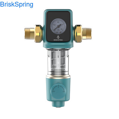 Prefiltro di auto-pulizia in acciaio inossidabile Prefiltro di acqua per tutta la casa, sistema di pre-filtrazione dei sedimenti di retrolavaggio riutilizzabile per purificatori di acqua per idraulici domestici