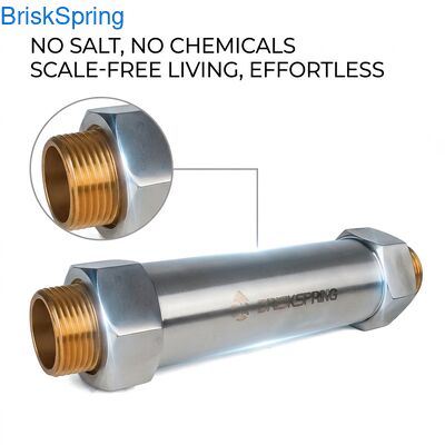 Condizionatore d'acqua senza sale per tutta la casa: riduce il calcare dell'acqua dura e migliora la qualità dell'acqua senza prodotti chimici o manutenzione