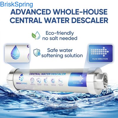 Ammorbiditore d'acqua anti-intasamento privo di sale con materiale resistente alla corrosione sicuro e durevole