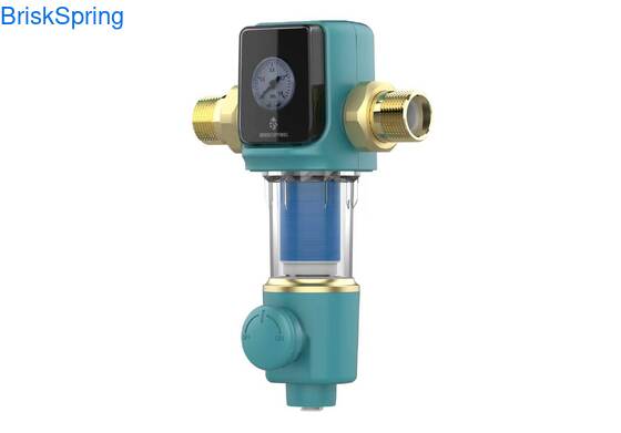 Filtro di acqua per sedimenti a rotazione completa con pre-filtro riutilizzabile da 40 e 300 micron