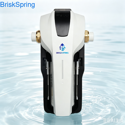 Purificatore d'acqua centrale compatto, alto flusso di 15L/min, cartuccia di cambio rapido di 3 secondi, indicatore di filtro intelligente, protezione dell'acqua compatta per l'intera casa