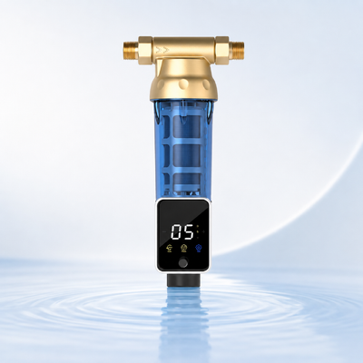 Filtro BriskSpring Q2-BS Automatico per Tutta la Casa con Pre-Filtro Sedimenti, Filtrazione da 40 Micron e Rete in Acciaio Inossidabile SUS316L