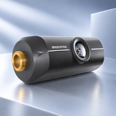 Y1 Descaler per acqua senza sale per tutta la casa con inibitore integrato della scala del manometro
