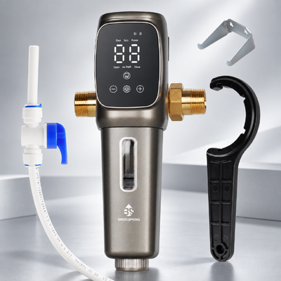 AT-30G-BS Filtro Pre-Acqua Automatico per Tutta la Casa con Rete SUS316L da 40 Micron e Autopulizia Temporizzata