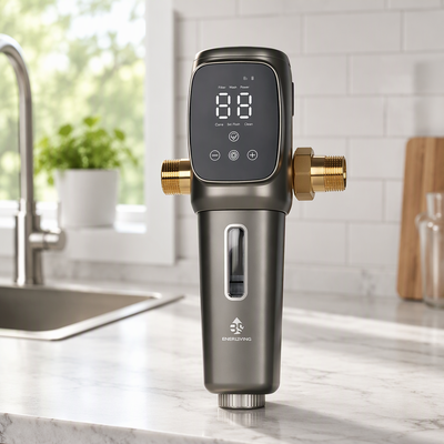 Prefiltro d'acqua per tutta la casa completamente automatico con filtrazione di precisione da 40 micron e rete in acciaio inossidabile SUS 316L