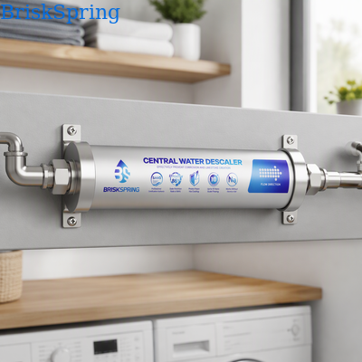 Salt-Free Whole House Water Descaler with 4T/H Flow Rate for Hard Water Treatment